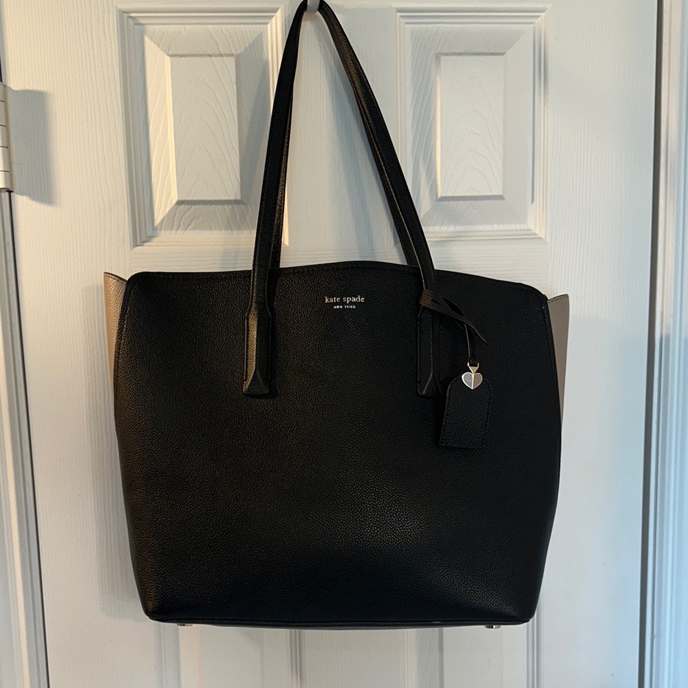 Kate Spade Black and Cream Tote Bag